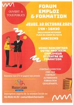 Forum emploi et formation à Sancoins